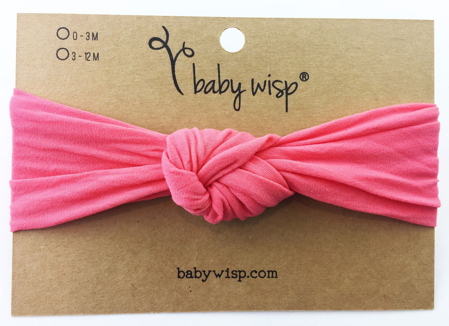 Baby Wisp - Headband - Nylon Turban Knot - Coral - 3M+ | Walmart Canada