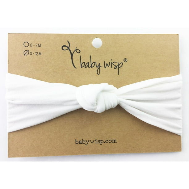 Baby Wisp - Bébé, tout-petit, filles - Bandeau pour bébé - Bandeau en nylon avec nœud turban - Extensible