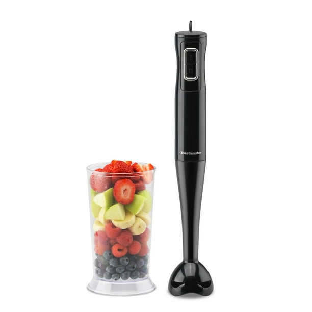 Toastmaster Immersion Hand Blender Mixer Black with 700ml Blending Cup 100W