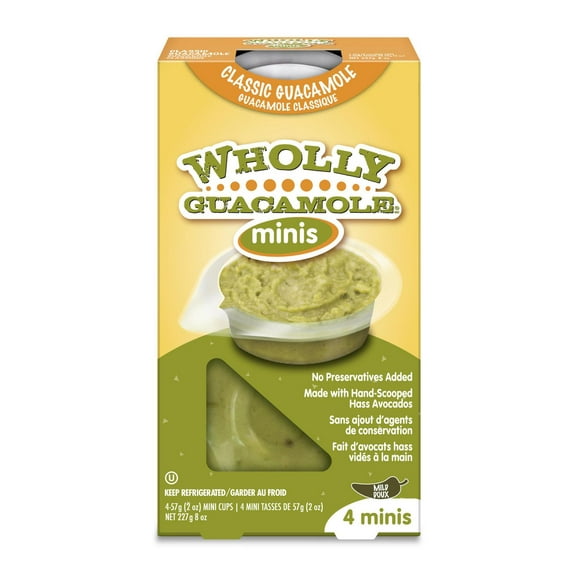 Guacamole classique Minis de Wholly Guacamole 4,57g