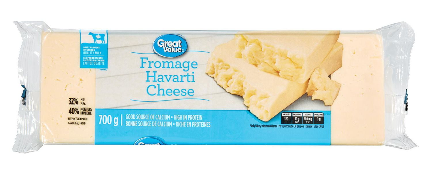Great Value Havarti Cheese Walmart Canada