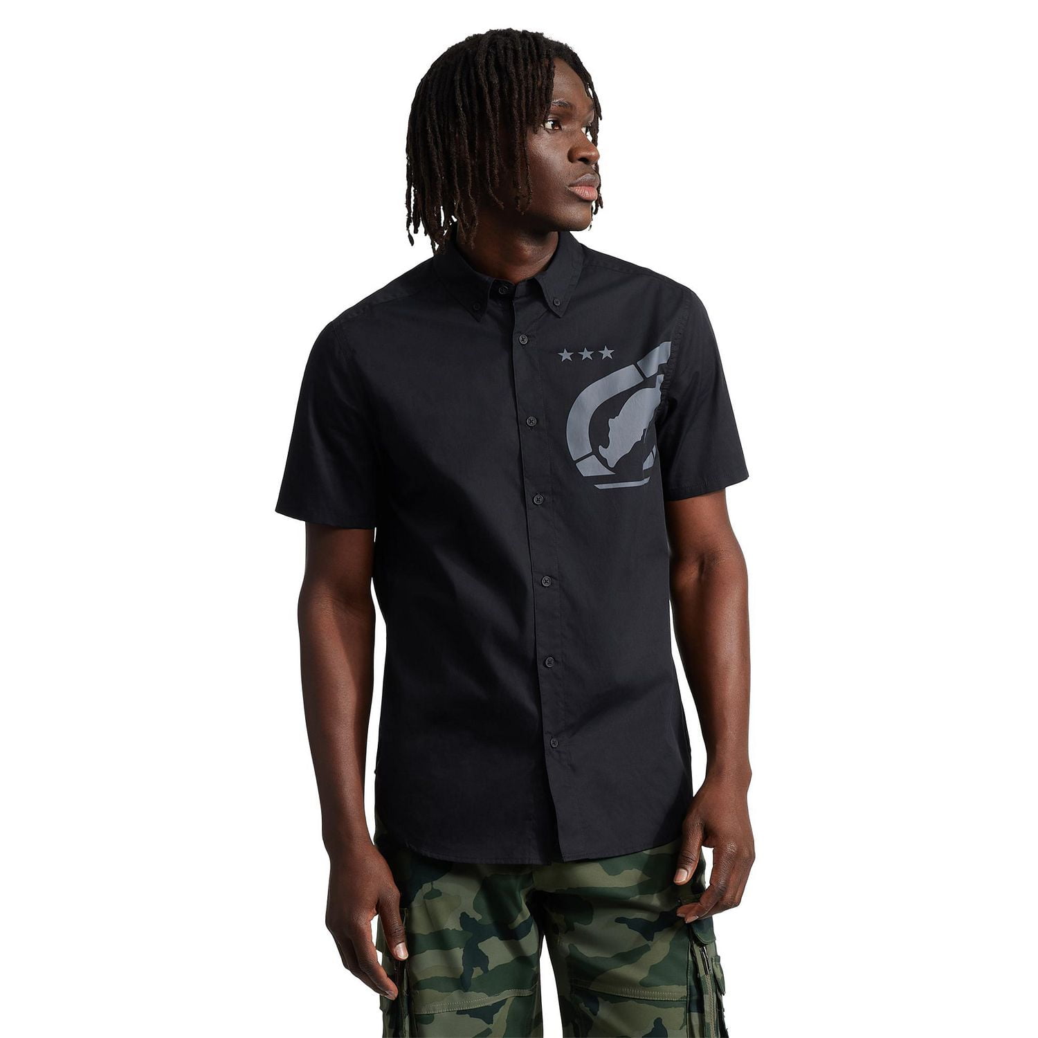 Ecko UNLTD chemise tissée à manches courtes pour hommes