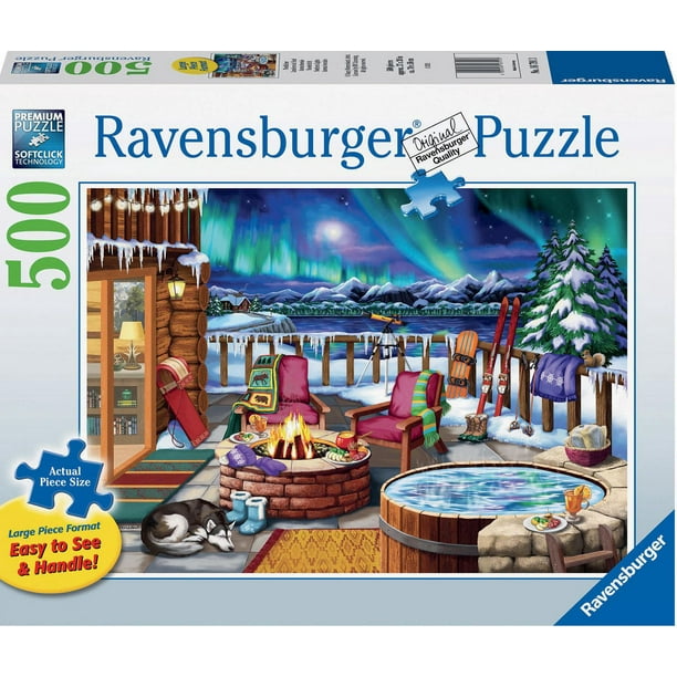 Ravensburger - Puzzle 500 pièces Pièces larges - Coucher de soleil