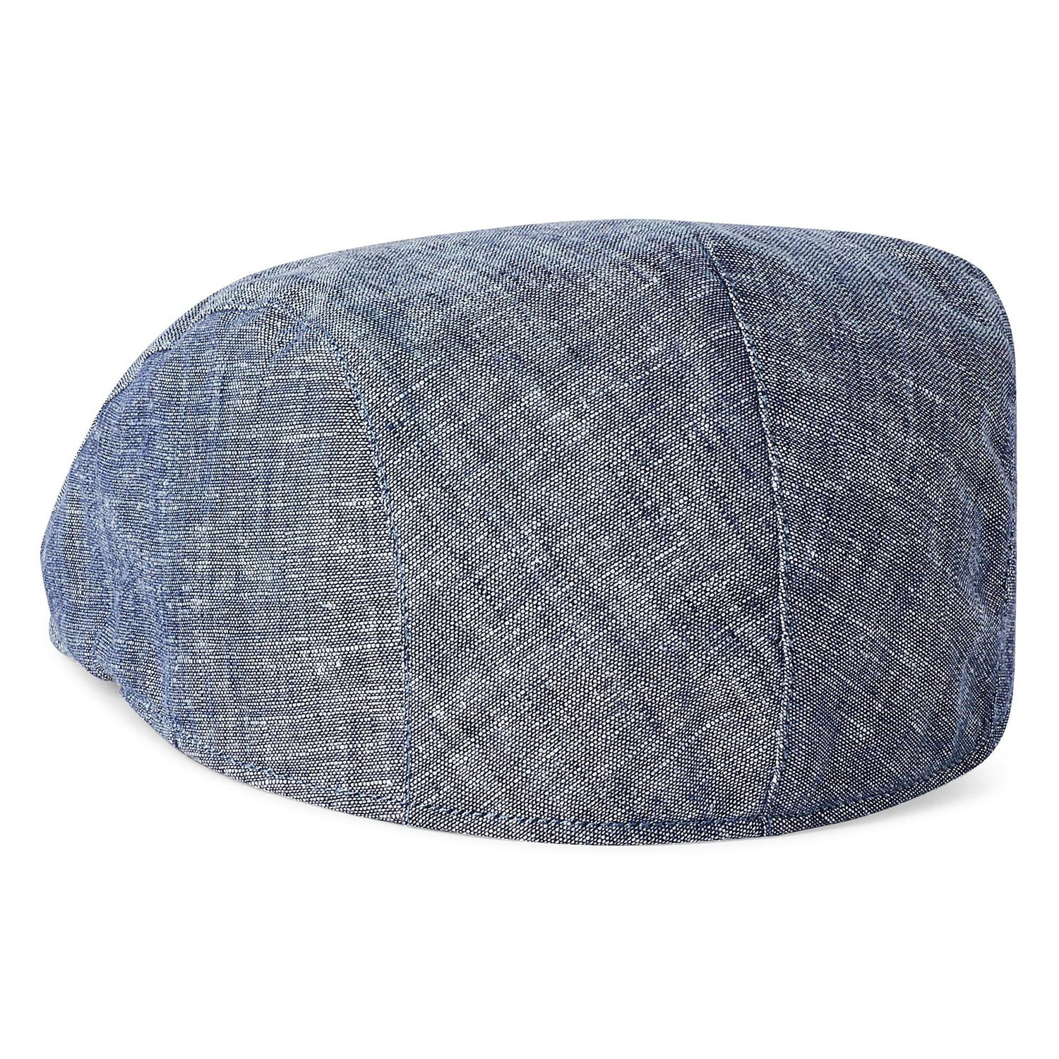 George Men's Linen Flat Cap