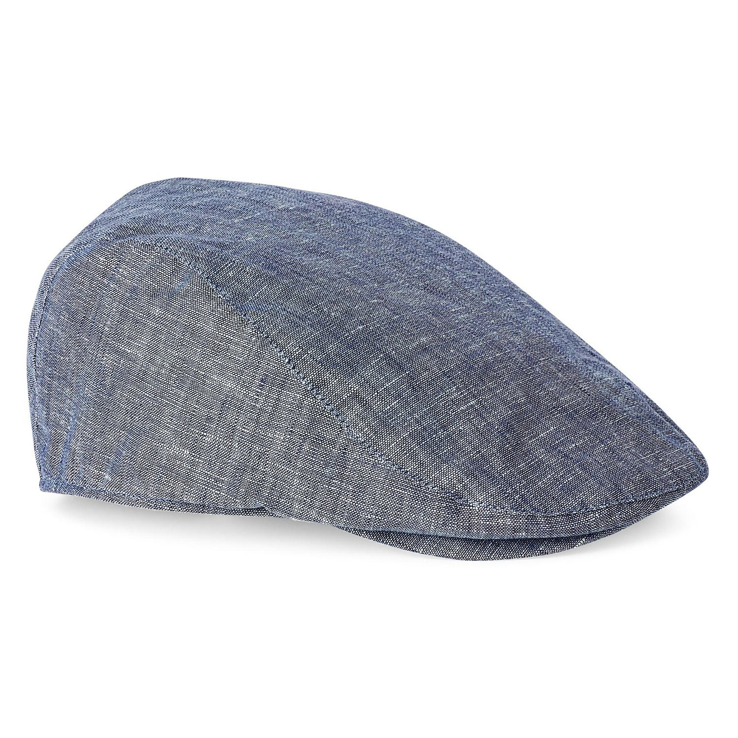 George Men's Linen Flat Cap
