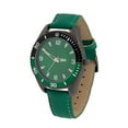 thumbnail image 2 of Men's Easy Read Analog Green PU Strap Watch with Bracelet set and Pouch, 2 of 3