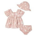thumbnail image 2 of Ensemble 3 pièces avec robe George pour bébés filles, 2 of 2