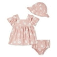 thumbnail image 1 of Ensemble 3 pièces avec robe George pour bébés filles, 1 of 2