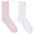 thumbnail image 1 of George Women's Scrunchy Crew Socks 2-Pack, 1 of 1