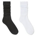 thumbnail image 1 of George Women's Scrunchy Crew Socks 2-Pack, 1 of 1