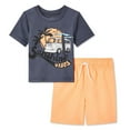 thumbnail image 1 of George Toddler Boys' Rash Guard 2-Piece Set, 1 of 2