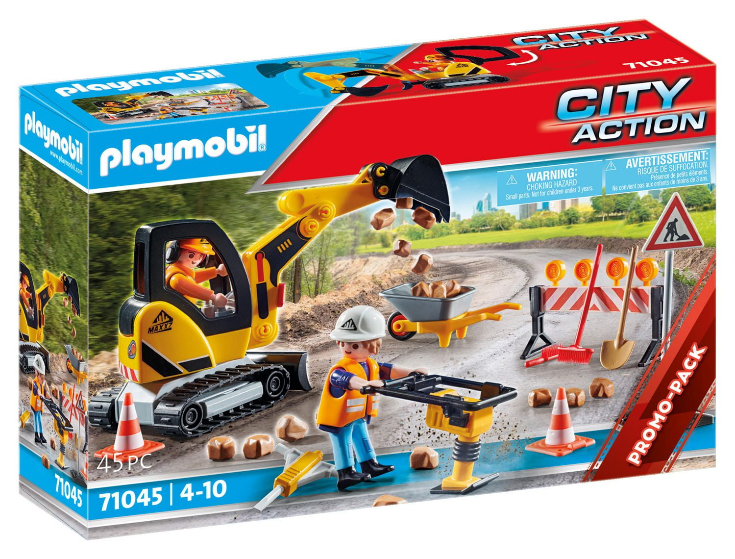 Playmobil Road Construction Promo Pack Walmart