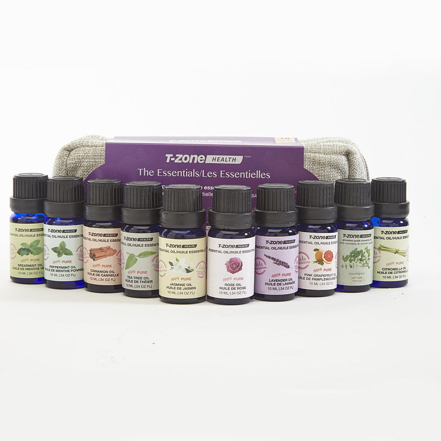 TZone Health 10pack of 10ml essential oils Walmart Canada