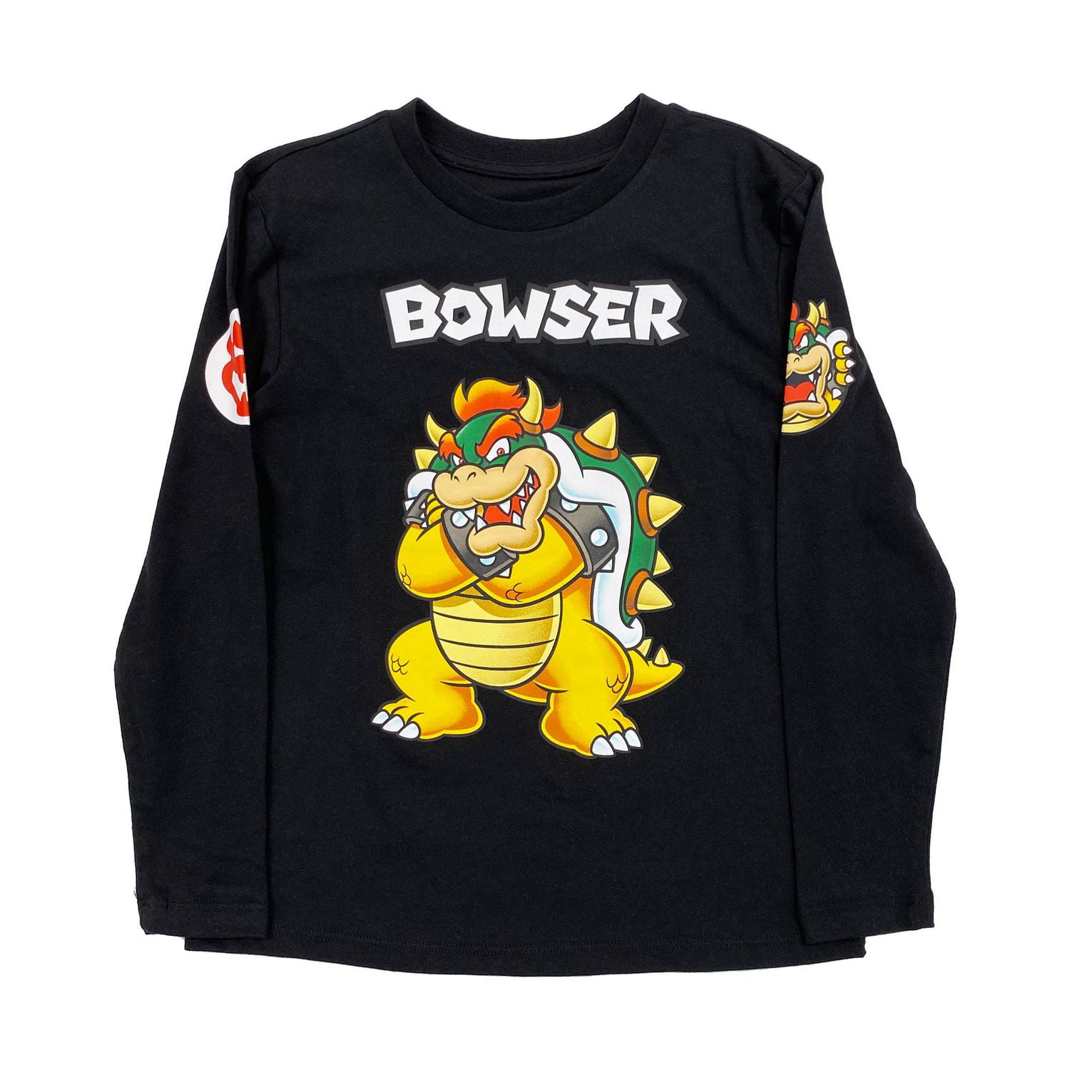 Super Mario Boys Bowser Long Sleeve T-Shirt - Walmart.ca