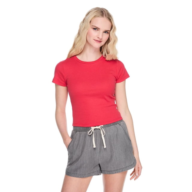 T-shirt coupe bébé No Boundaries pour femmes