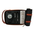 thumbnail image 3 of Men's Easy Read Analog Black PU Strap Watch with Multi use tool and Pouch, 3 of 3