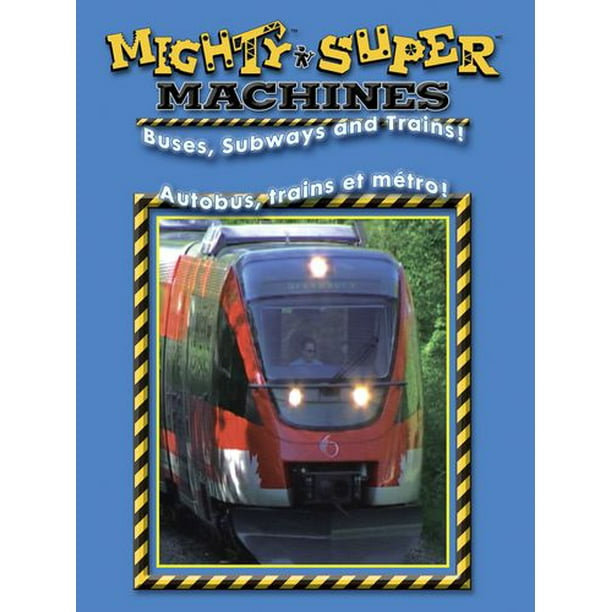 Film Mighty Machines - Buses, Subways & Trains (DVD) (Bilingue)