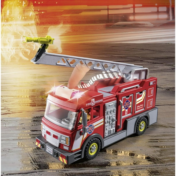 Playmobil Camion de pompier Lumière et sons 