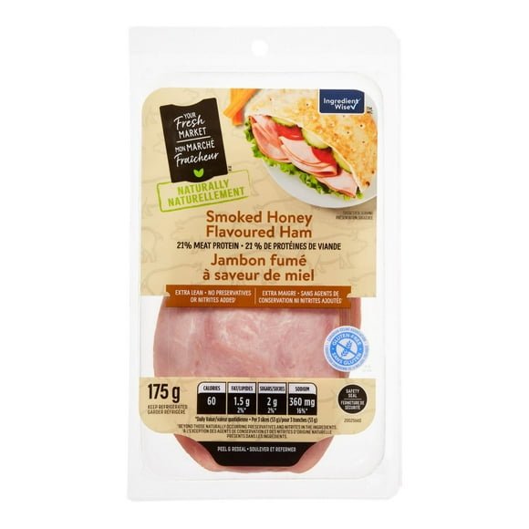Your Fresh Market Naturally Smoked Honey Flavoured Ham, 175 g