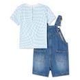 thumbnail image 2 of George Baby Boys' Shortall 2-Piece Set, 2 of 2