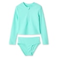 thumbnail image 1 of George Girls' Two Piece Rashguard Set, 1 of 2