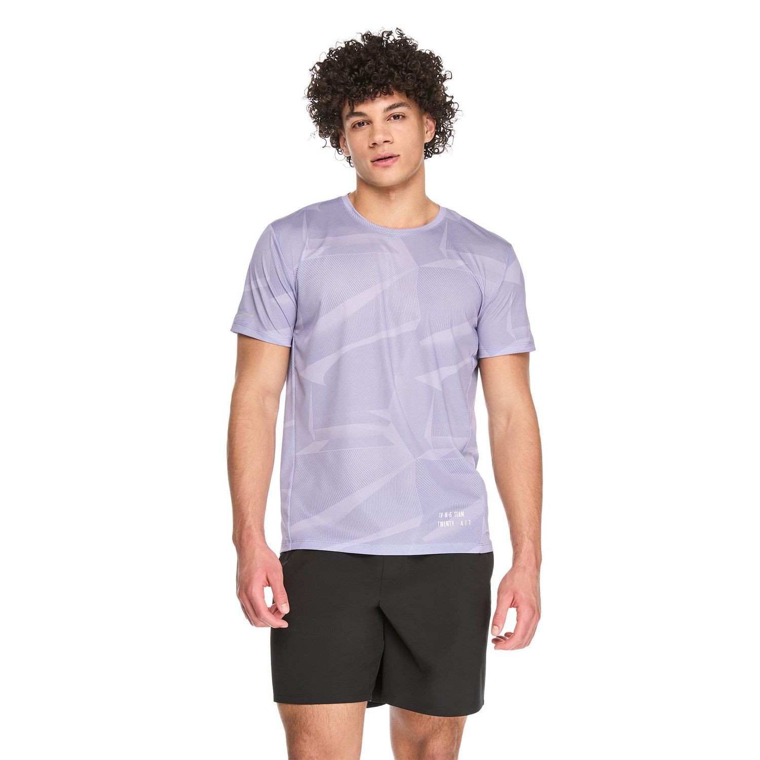 T-shirt en maille imprimée Athletic Works pour hommes
