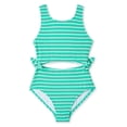 thumbnail image 1 of Maillot de bain ajouré 1 pièce George pour filles, 1 of 2