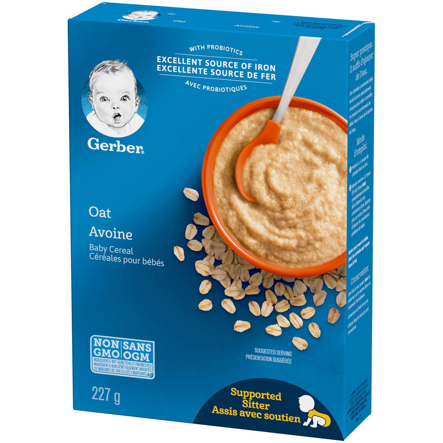 Oatmeal cereal for babies store in bottle