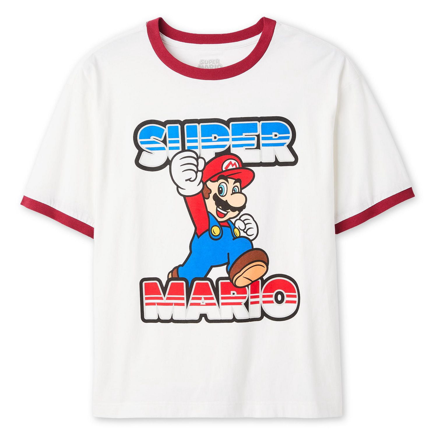 Super Mario Men's Ringer T-Shirt