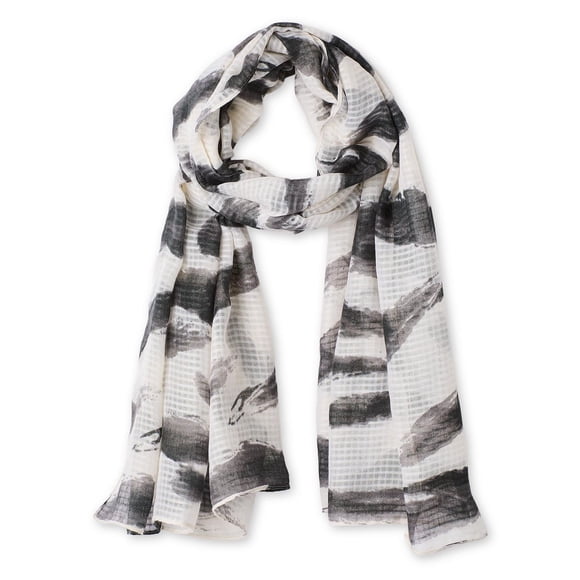 Time and Tru Women's Abstract Printed Scarf
