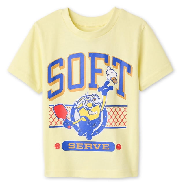 T-shirt à imprimé graphique Minions pour petits garçons