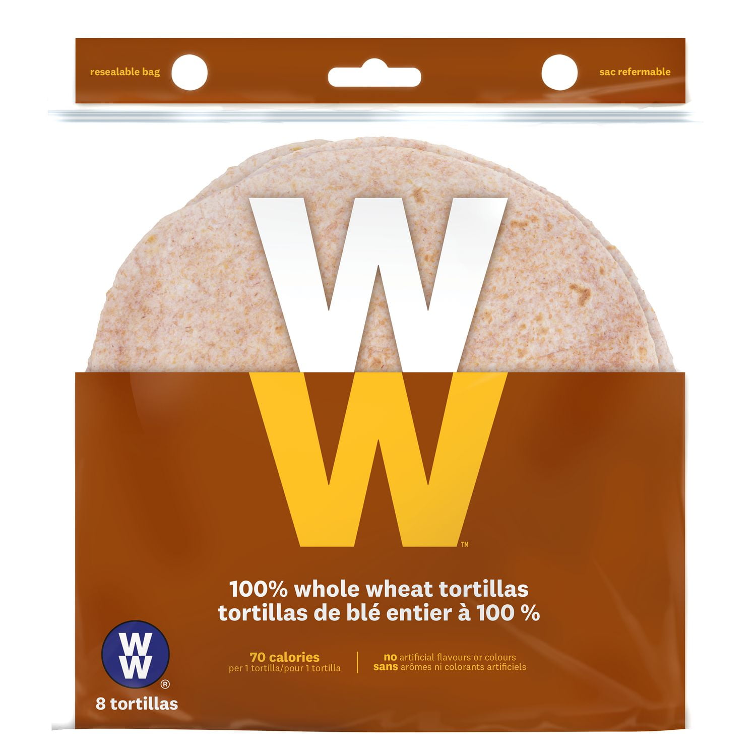 Tortillas de blé entier à 100 % WW™