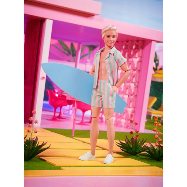 Barbie Ken Outfit Gilet rayé, short et masque facial - Vêtements Ken