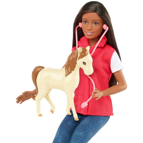 Coffret Barbie Vétérinaire À La Ferme - poupee