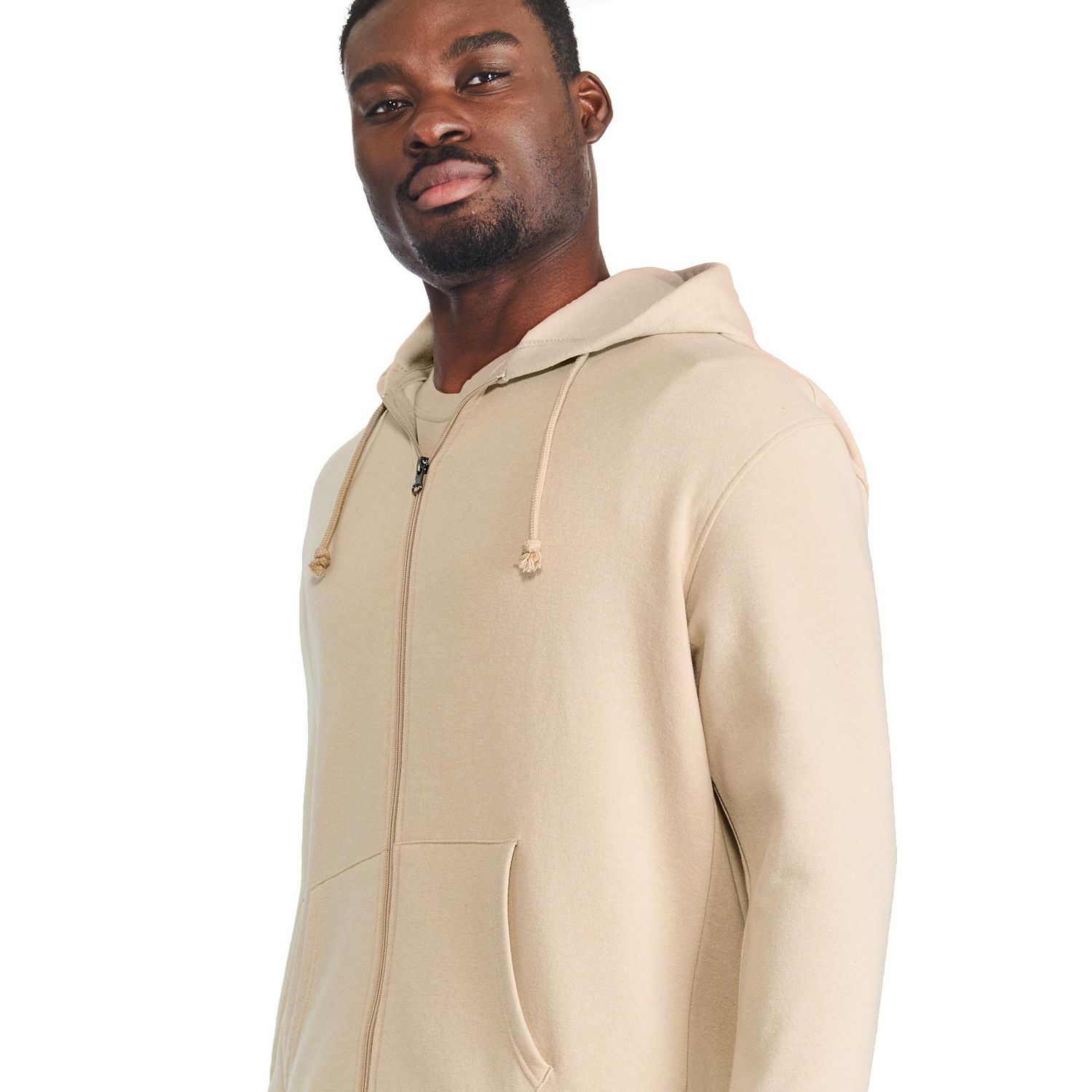 Chandail à capuchon zippé sur la longueur George pour hommes