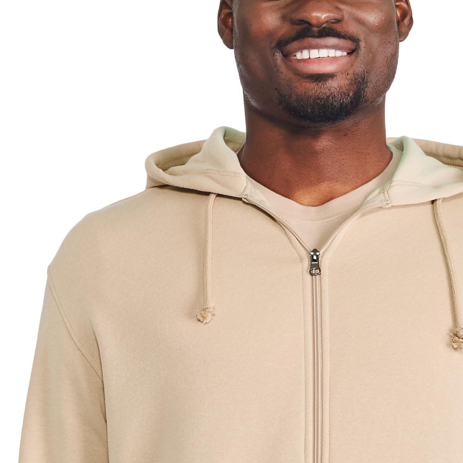 Chandail à capuchon zippé sur la longueur George pour hommes