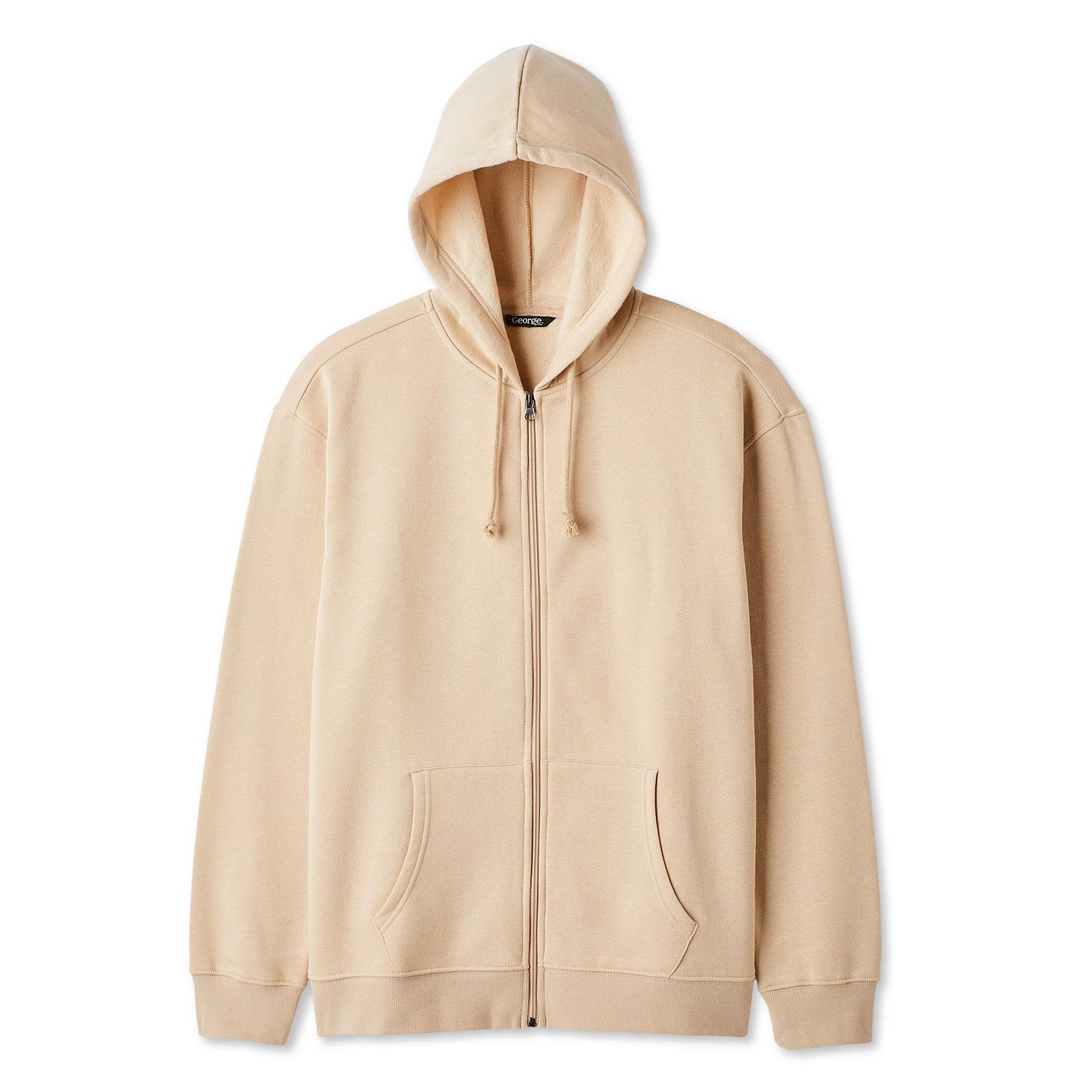 Chandail à capuchon zippé sur la longueur George pour hommes