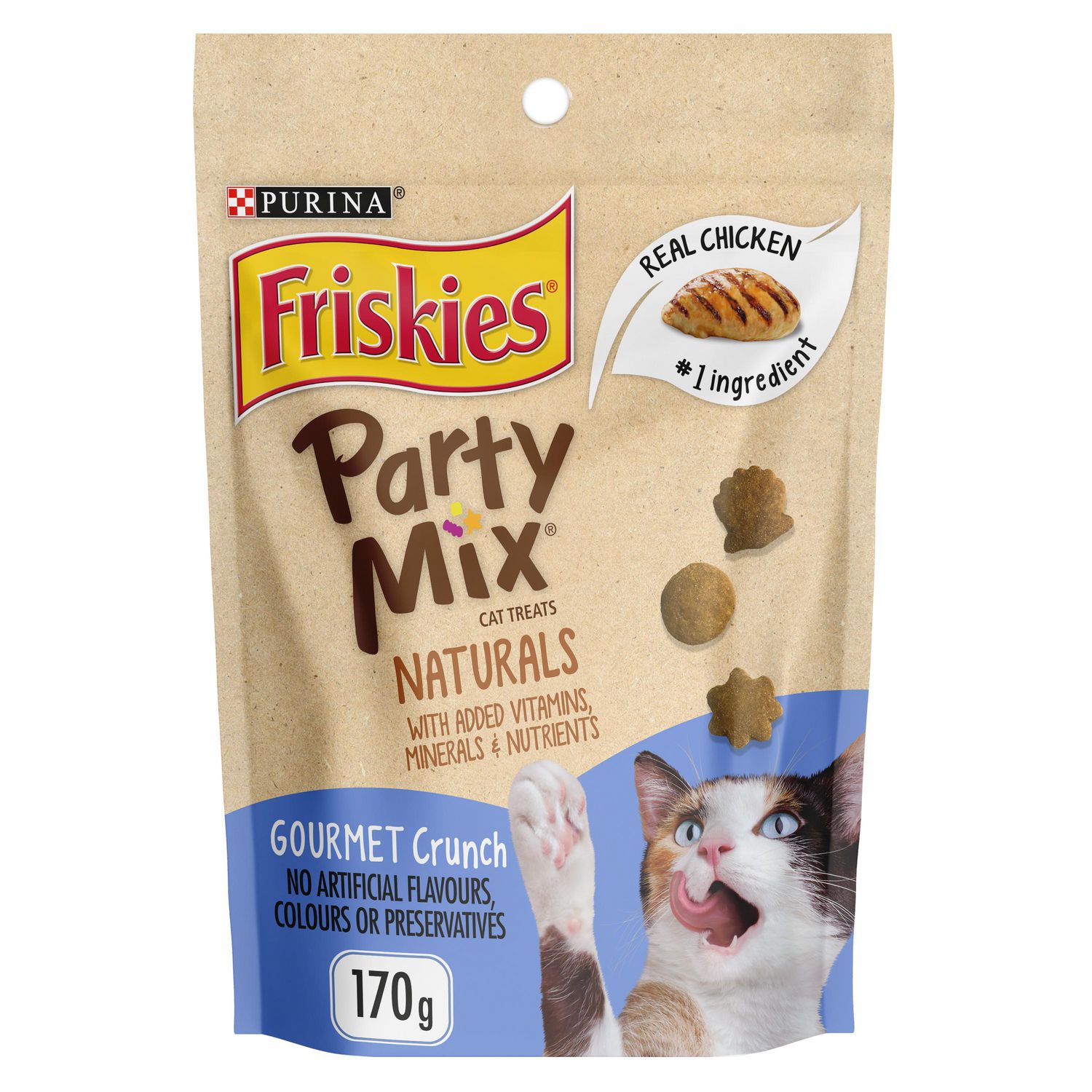 Friskies Party Mix Natural Cat Treats, Gourmet Crunch Walmart Canada