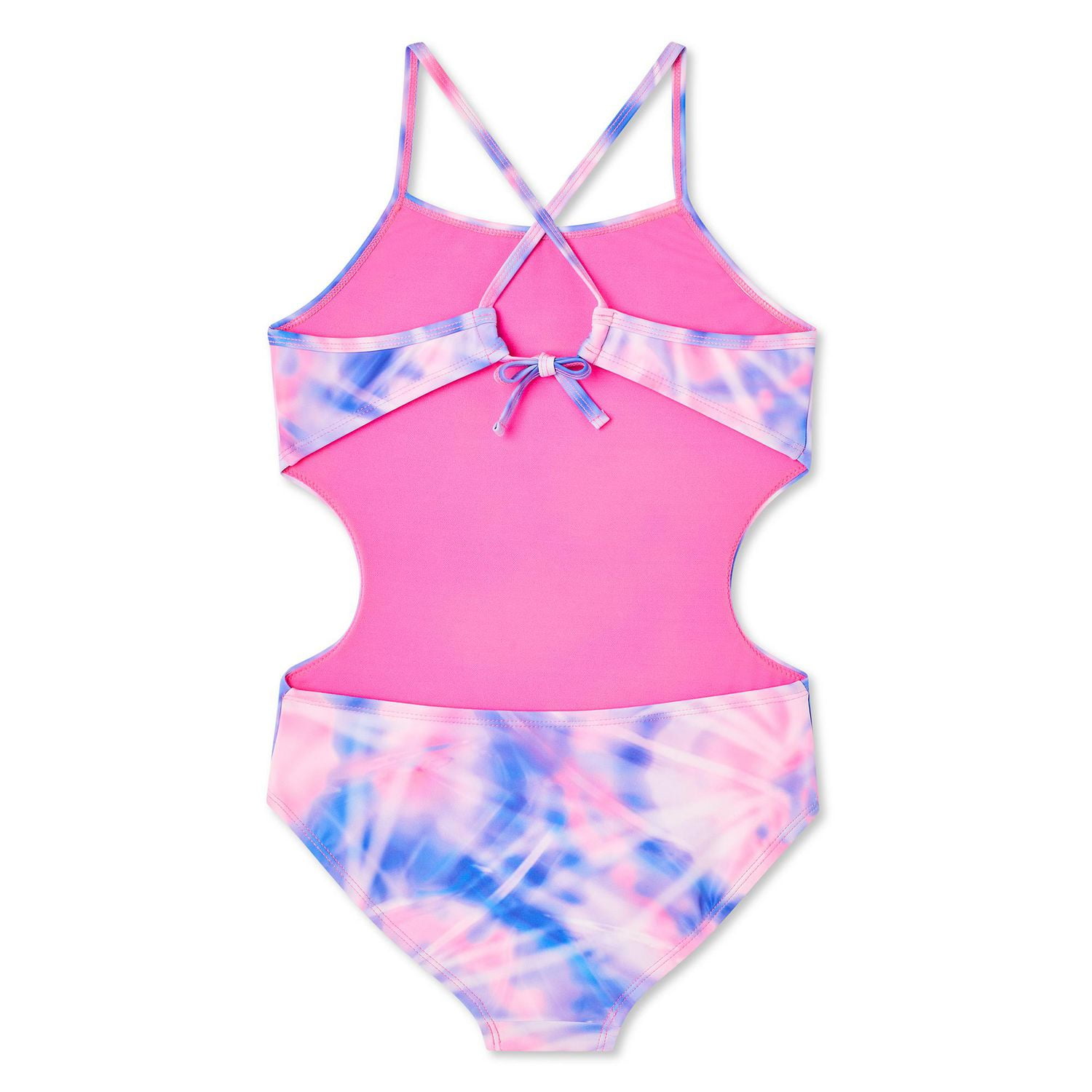 Reebok Girls' Cut Out Tie Back Monokini