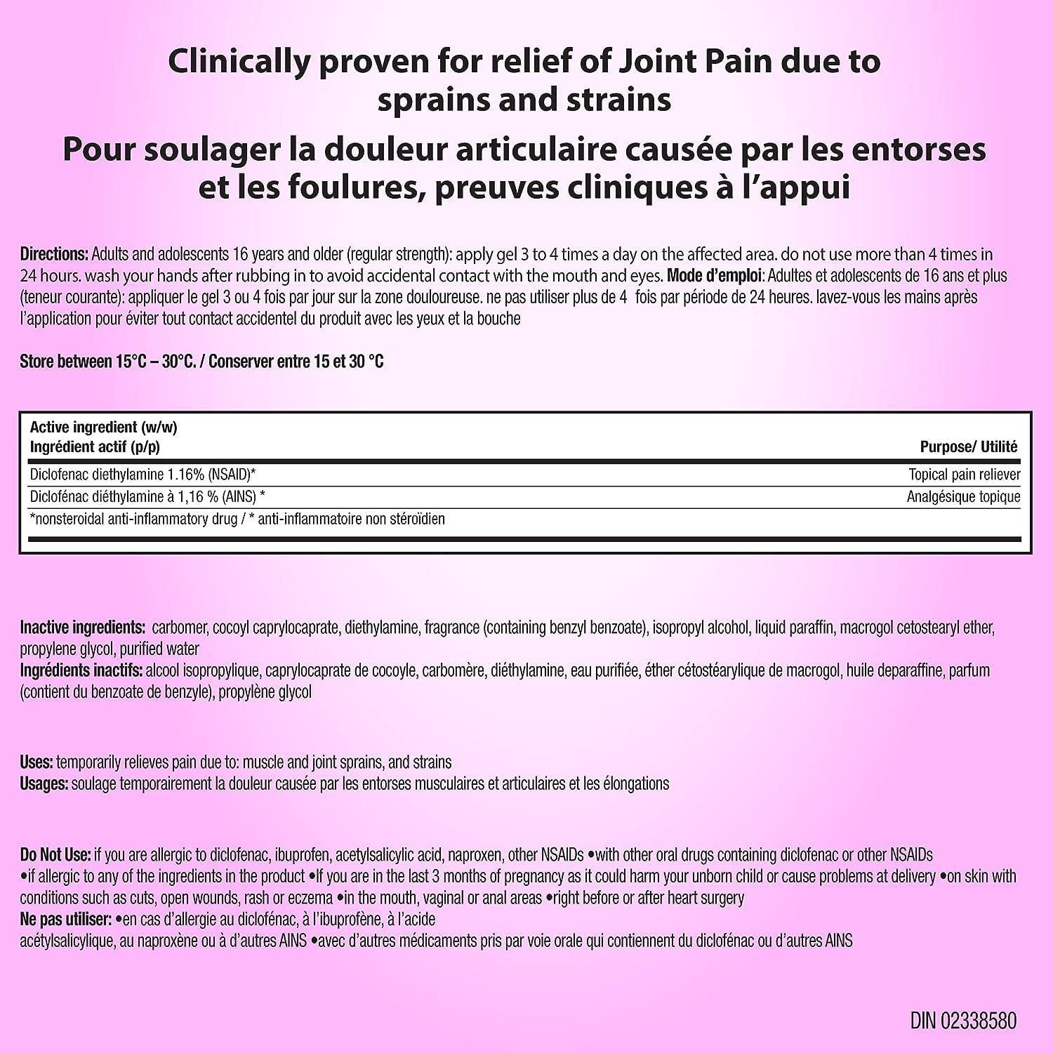 Voltaren Emulgel aide à soulager la douleur et traite l’inflammation 120 g Douleur articulaire