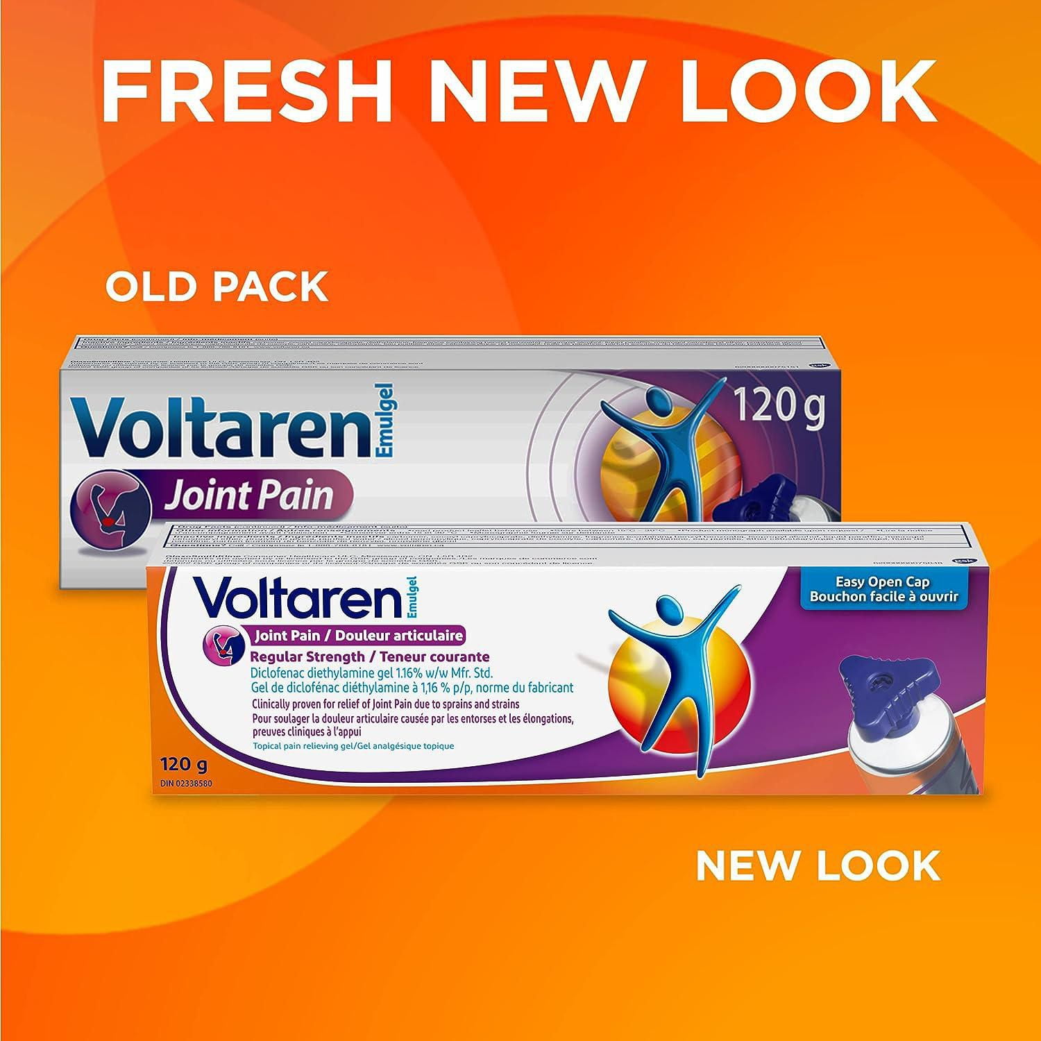 Voltaren Emulgel aide à soulager la douleur et traite l’inflammation 120 g Douleur articulaire