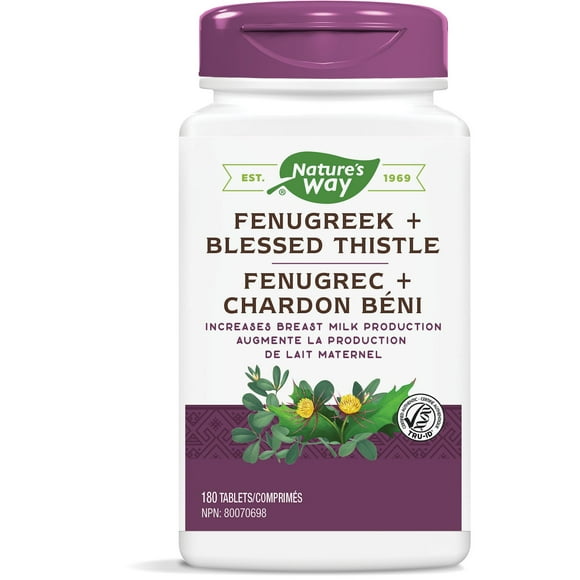 Capsules de fenugrec et Chardon Benit Nature's Way