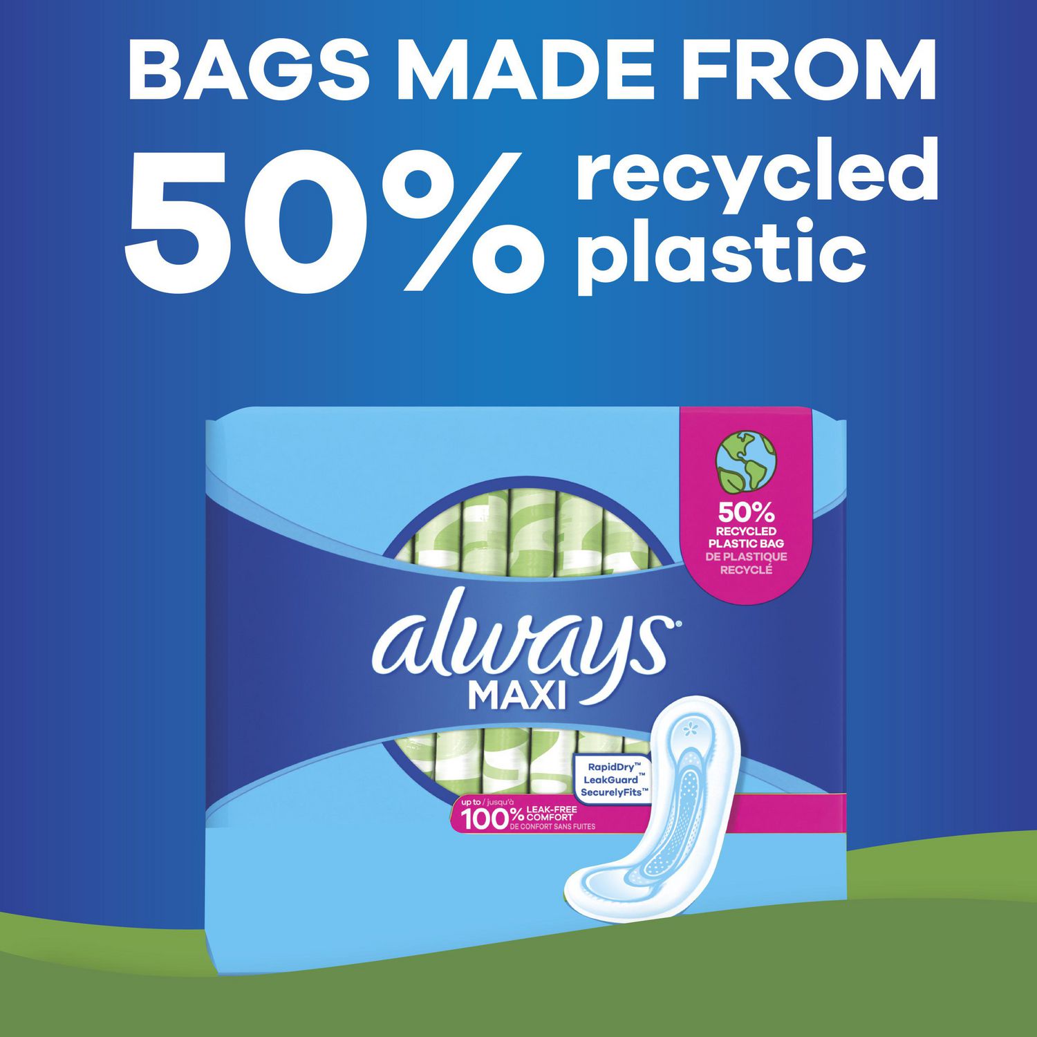 Save on Always Maxi Pads without Wings Long Super Size 2 Order Online  Delivery