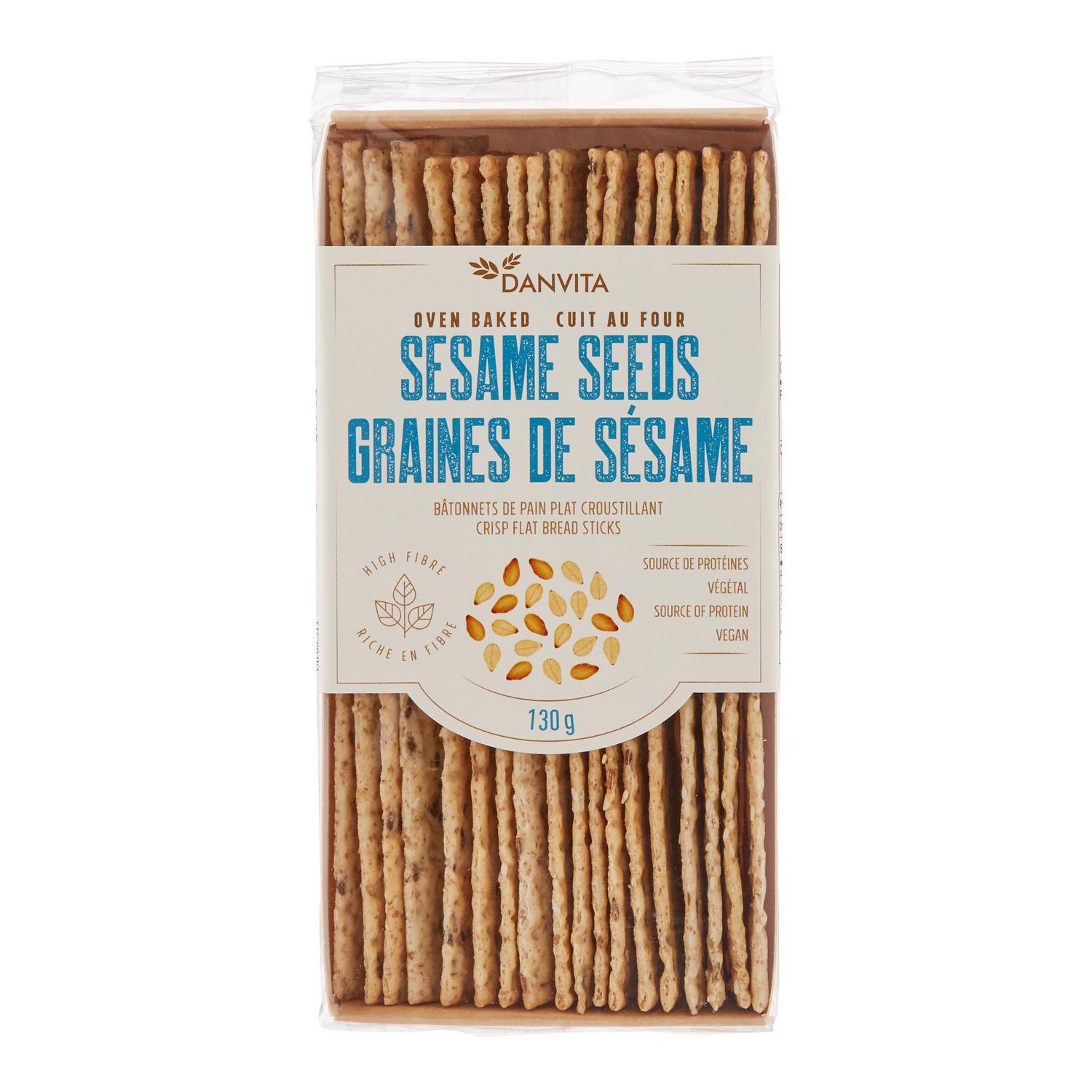 Danvita Sesame Seeds Crisp Flat Bread Sticks Walmart Canada