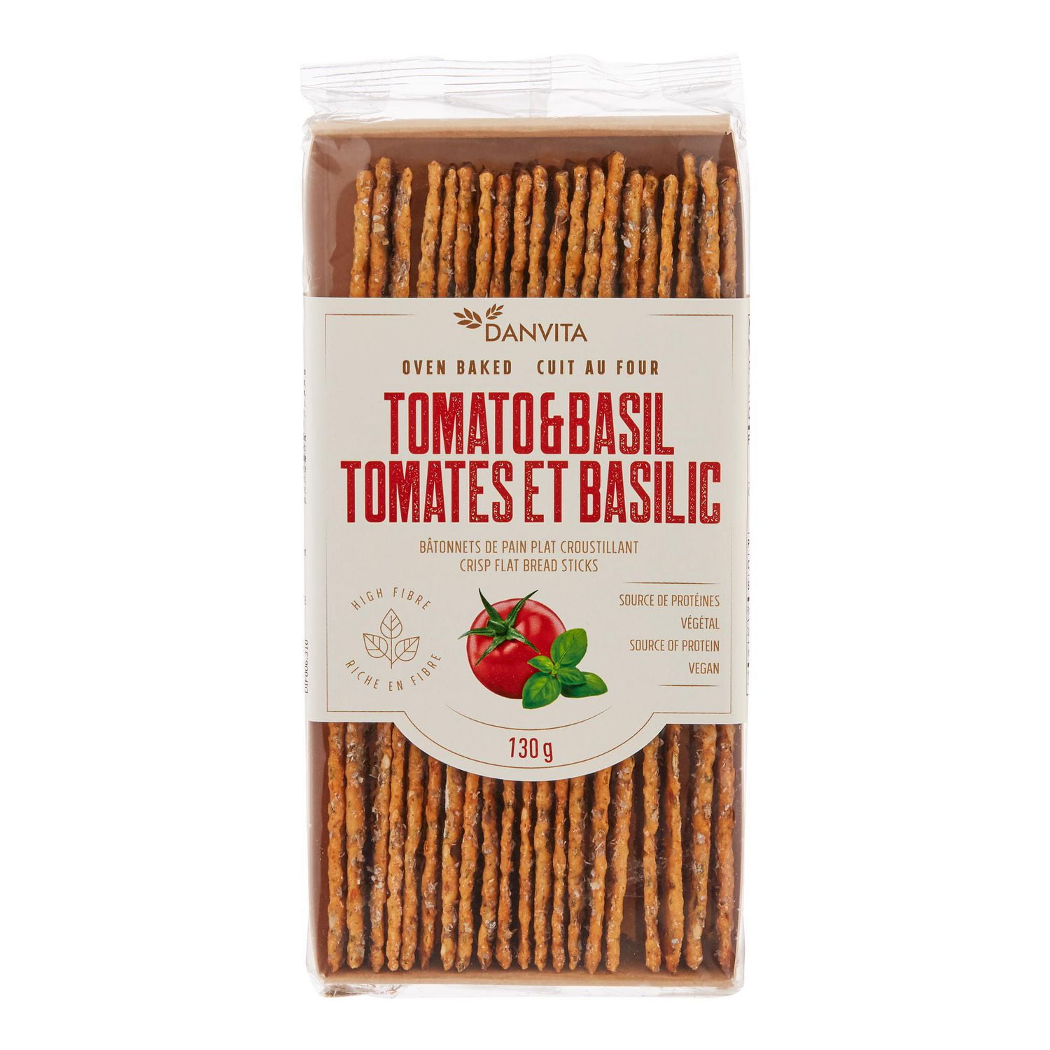 Danvita Tomato & Basil Crisp Flat Bread Sticks Walmart Canada