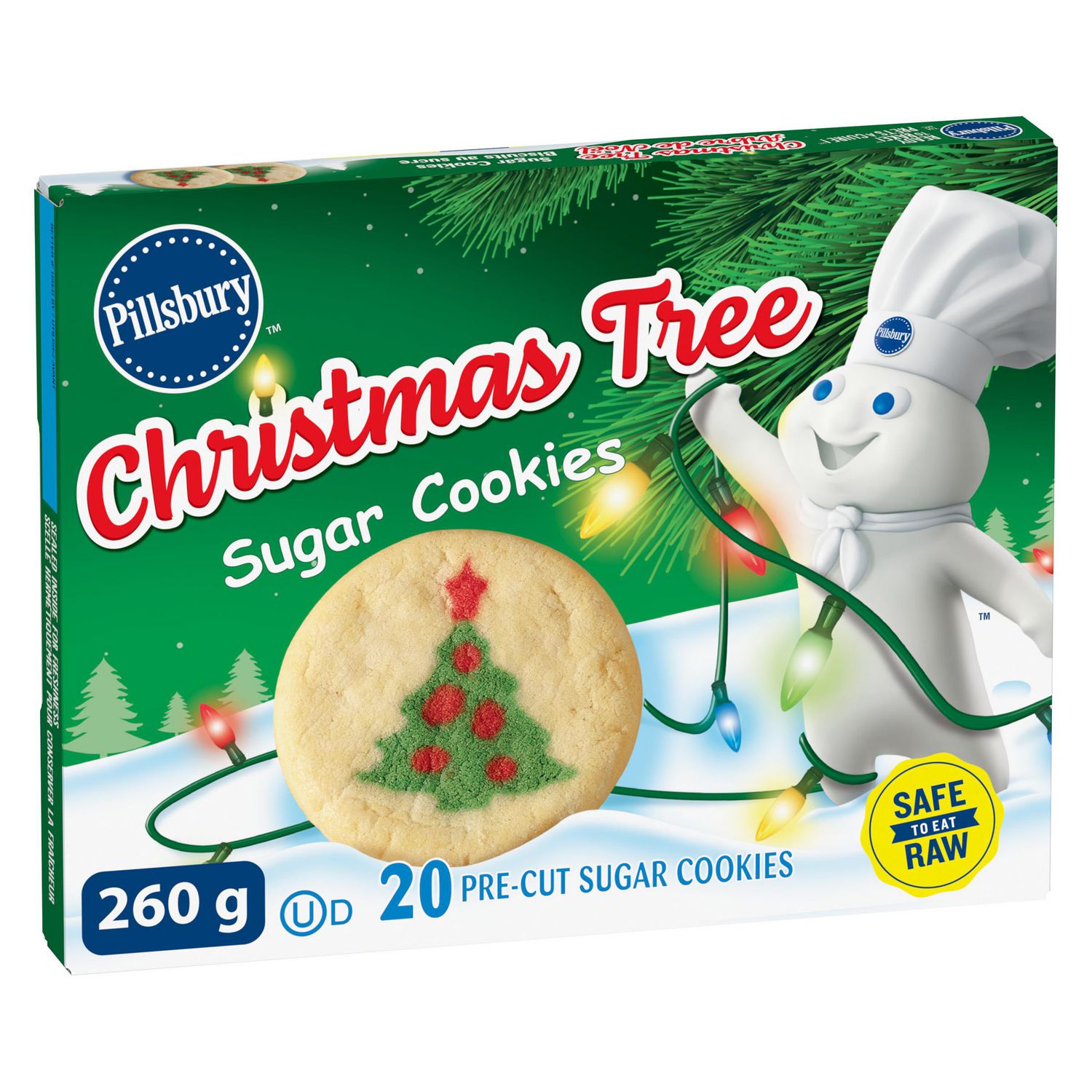 Pillsbury™ Ready to Bake!™ Sugar Cookies Christmas Tree ...