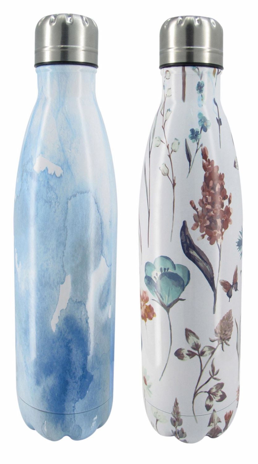 Mainstays Pack of 2 Double Wall Water Bottle Walmart Canada