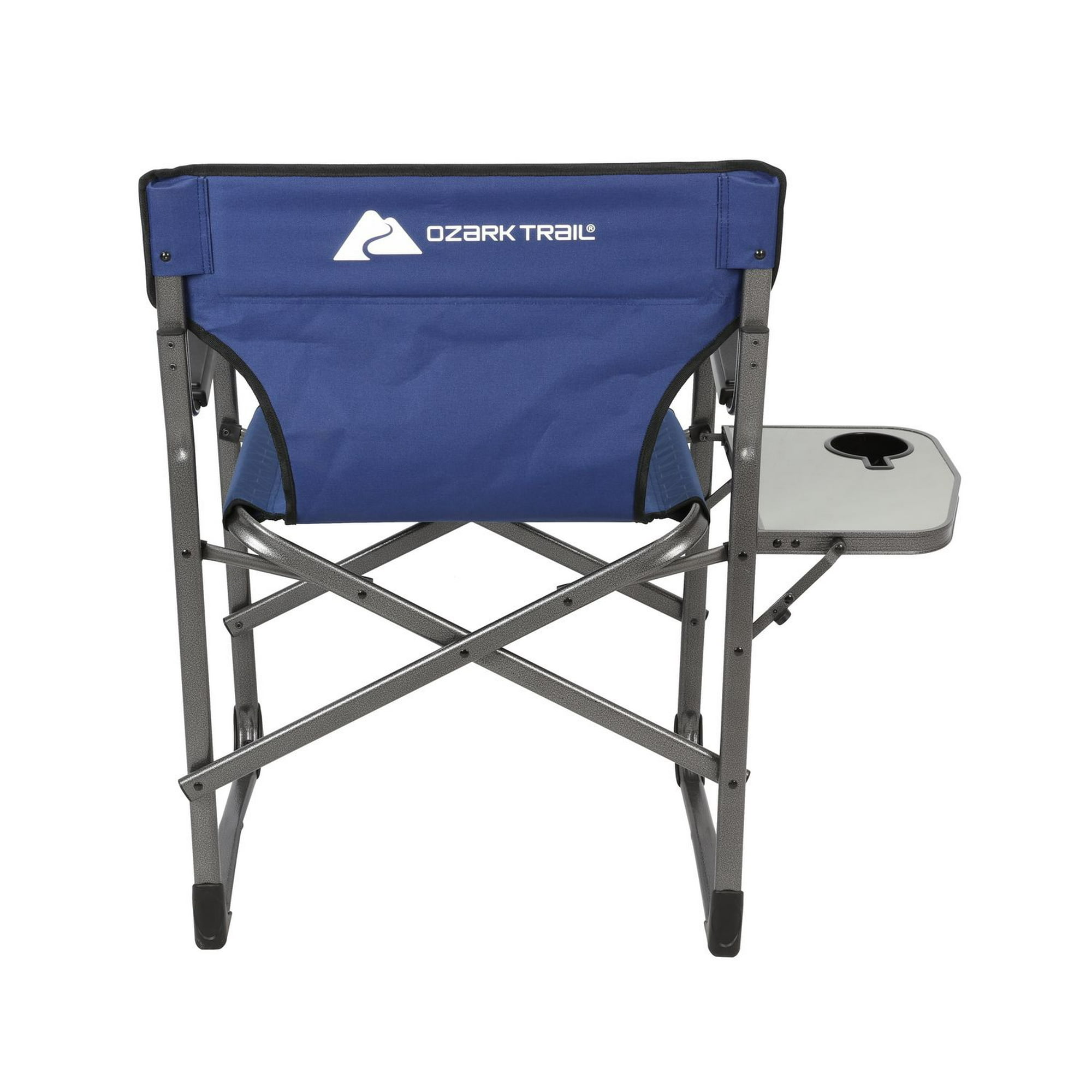 Ozark Trail Blue and Grey Comfort Mesh Camping Chair, Outdoor & Garden