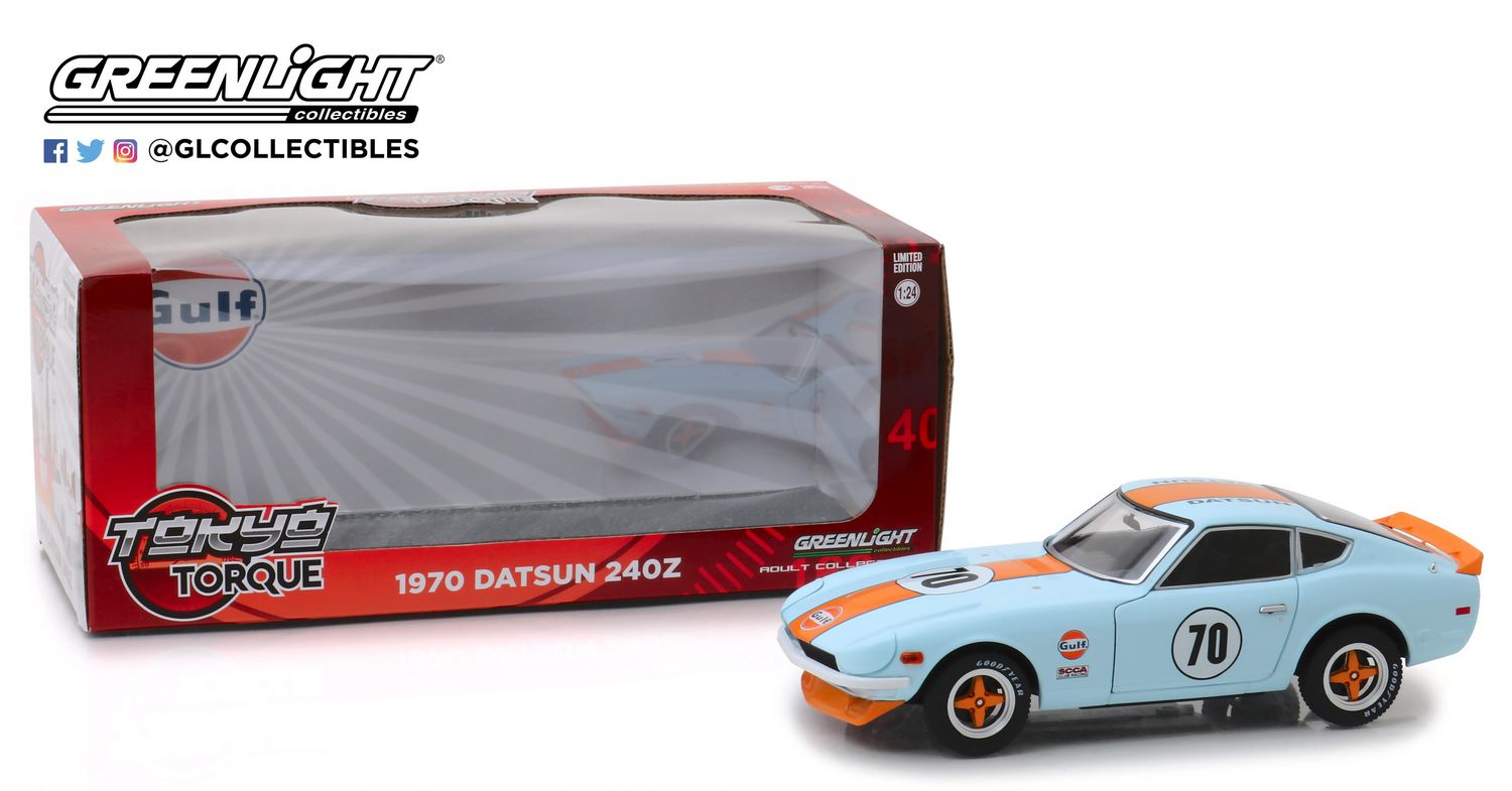 GreenLight 1:24 Tokyo Torque - 1970 Datsun 240Z Gulf Oil Die-Cast