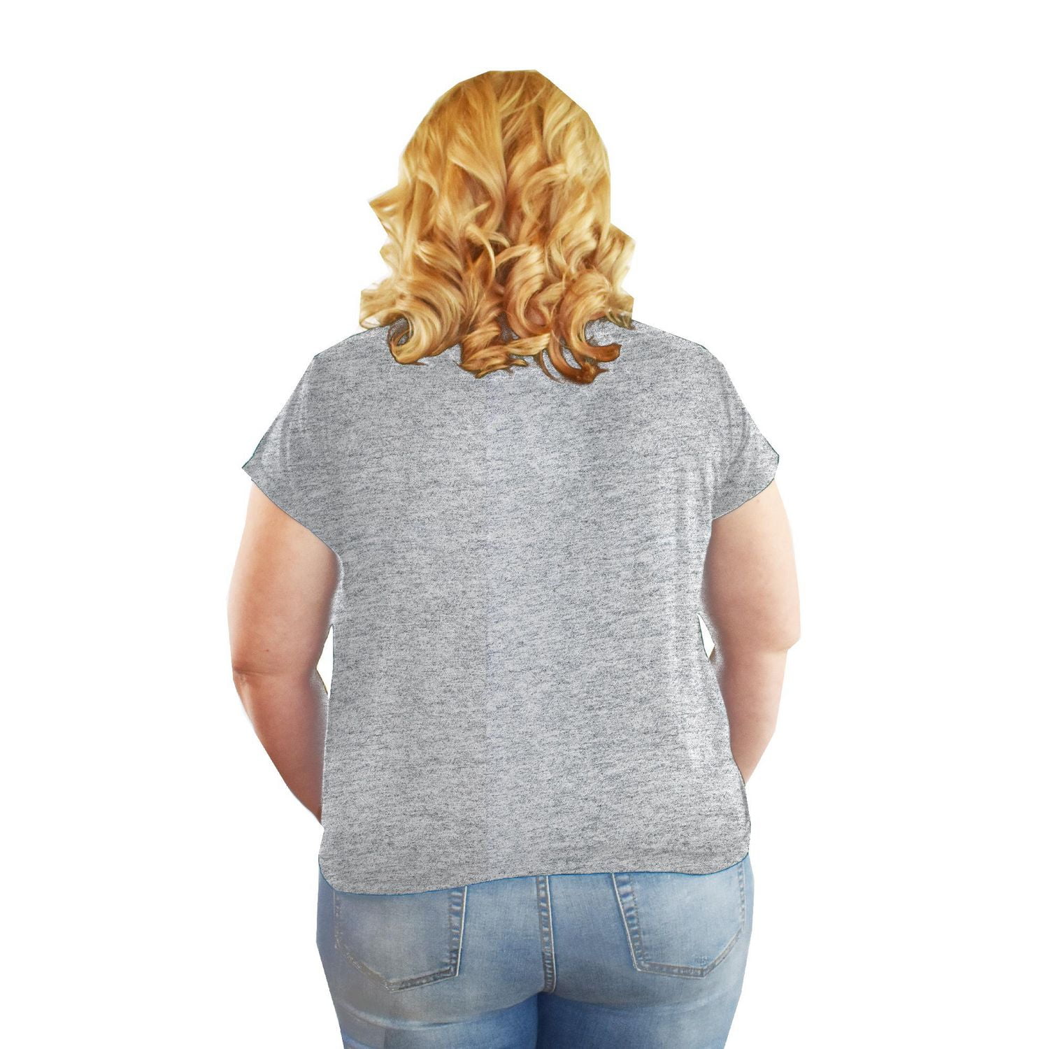 Ladies Plus Bratz Airbrush Group Front Tie Top